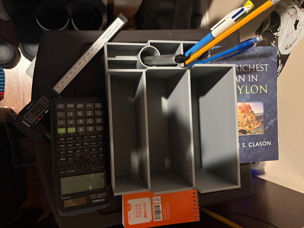 Personalized Desk Organizer: 3D Printed Pen Holder & Office Tray